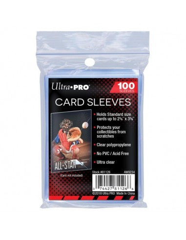 Card Sleeves Morbide Trasparenti Ultra Pro 100PZ